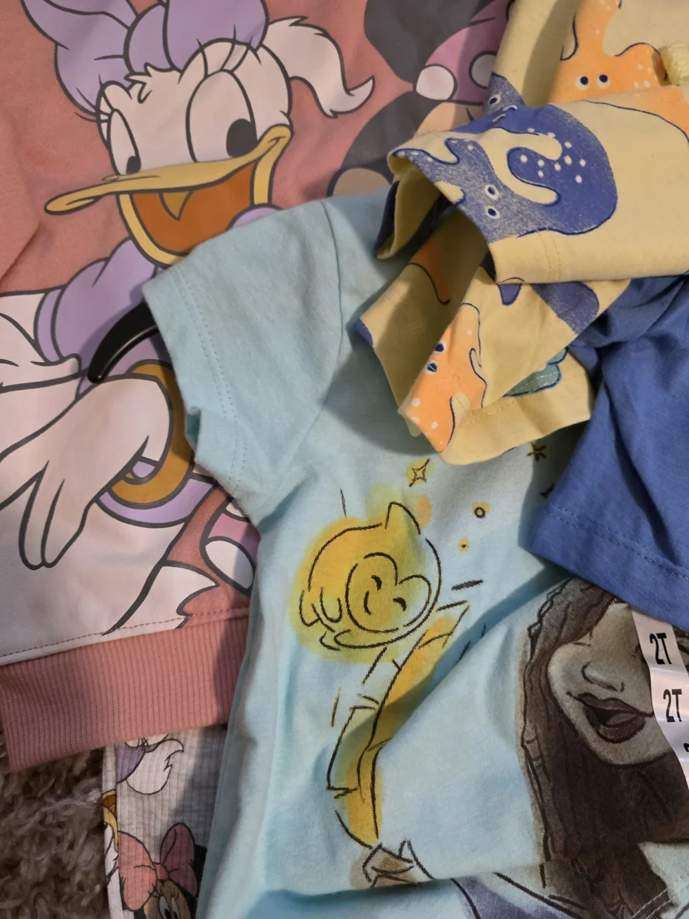 Kids Mixed Pajama Set - Blue, Red, Pink, Yellow, Light Blue